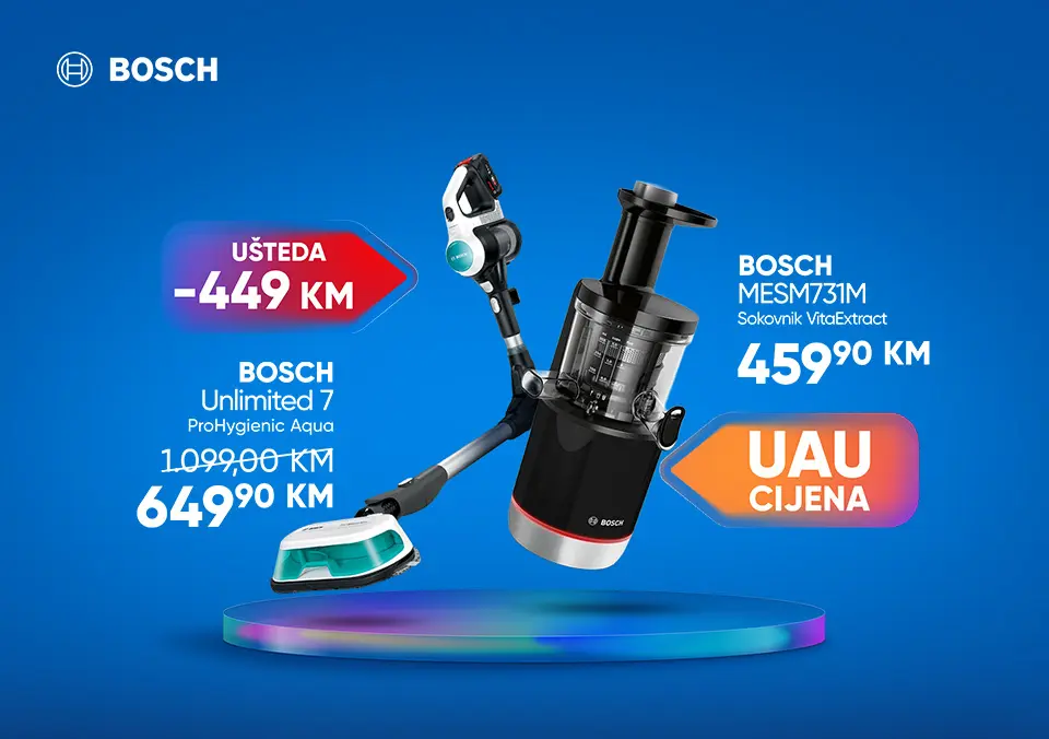 Istraži ponudu Bosch malih kućanskih uređaja