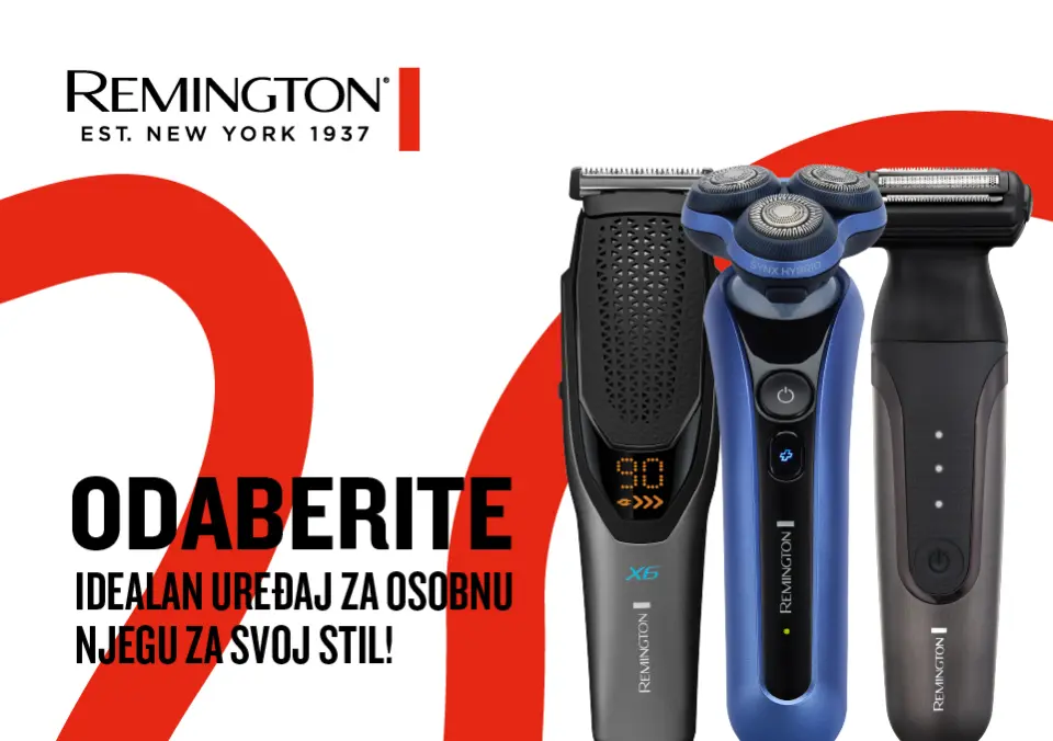 Istraži Remington asortiman za mušku njegu