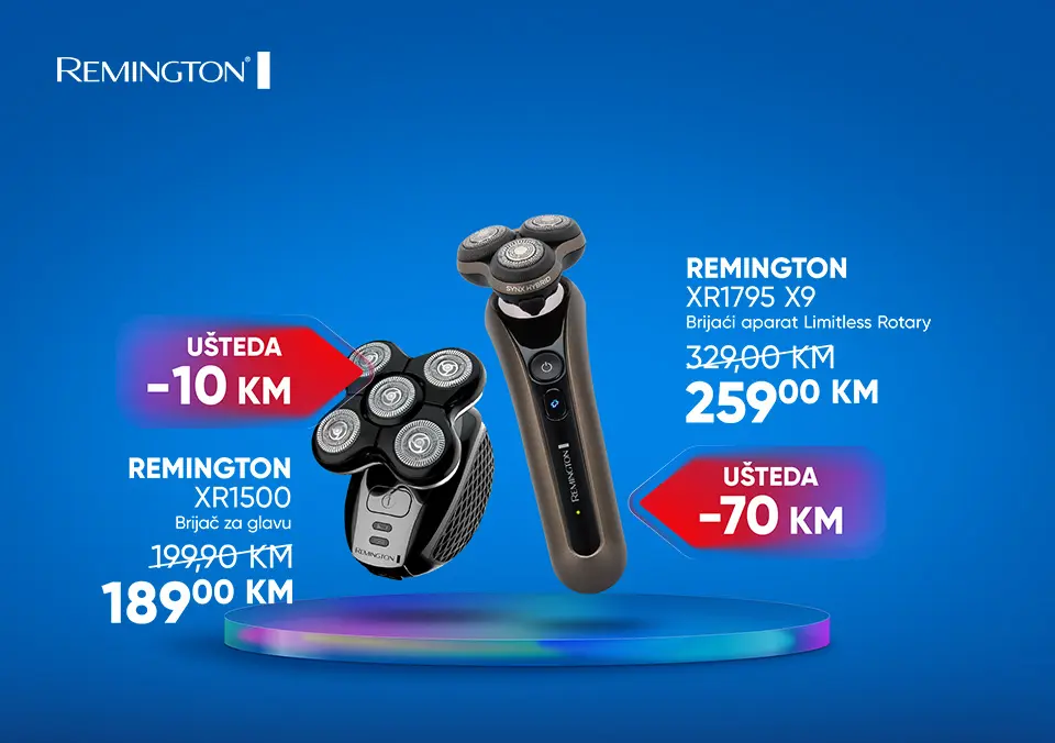 Istraži Remington asortiman za mušku njegu