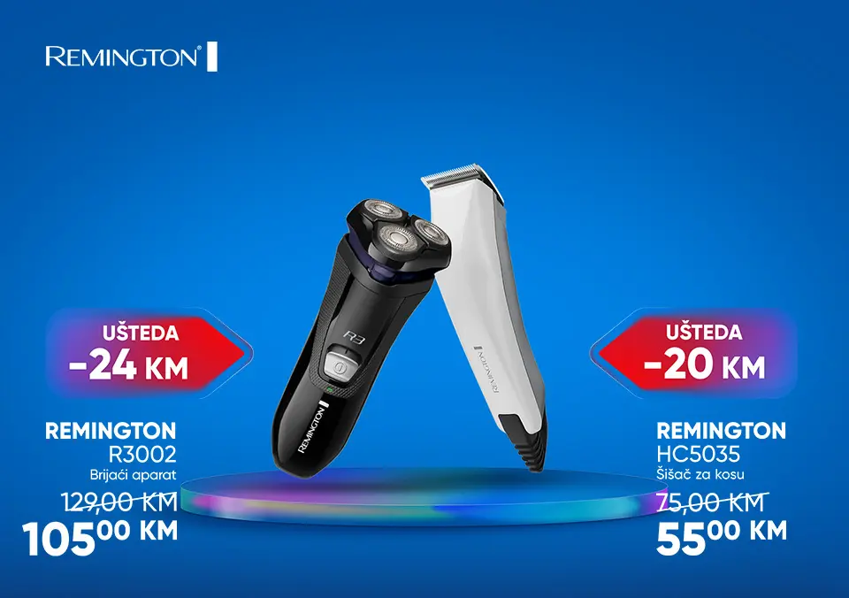 Istraži Remington asortiman za mušku njegu