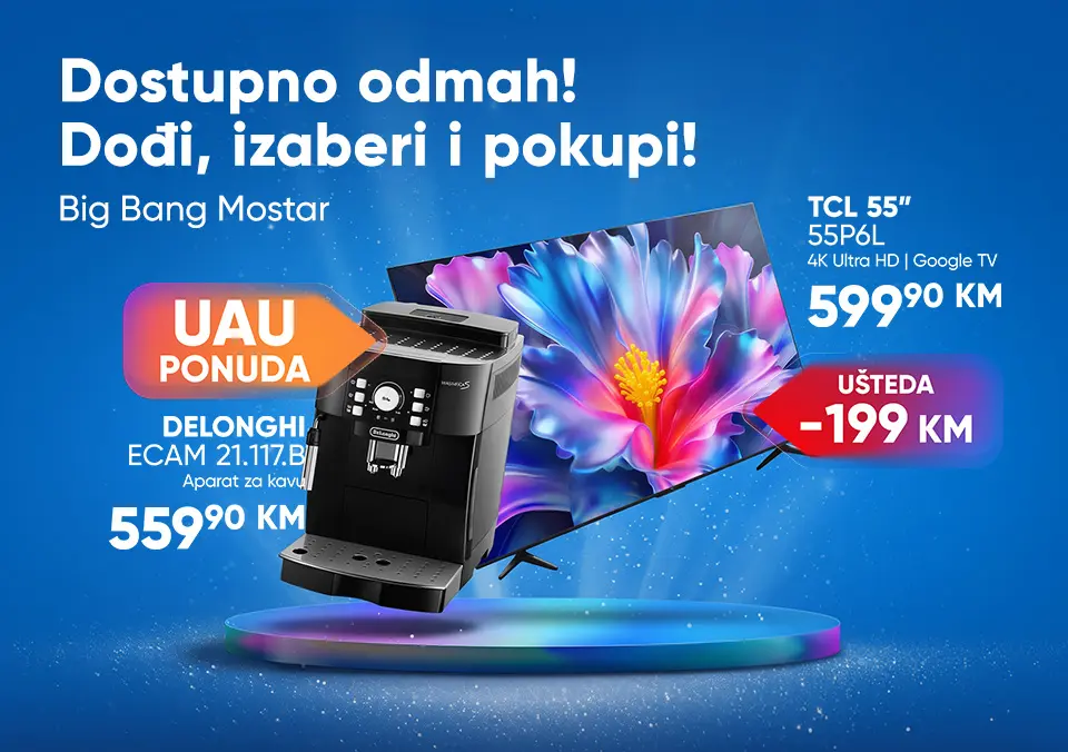 Dostupno odmah u poslovnici Mostar!